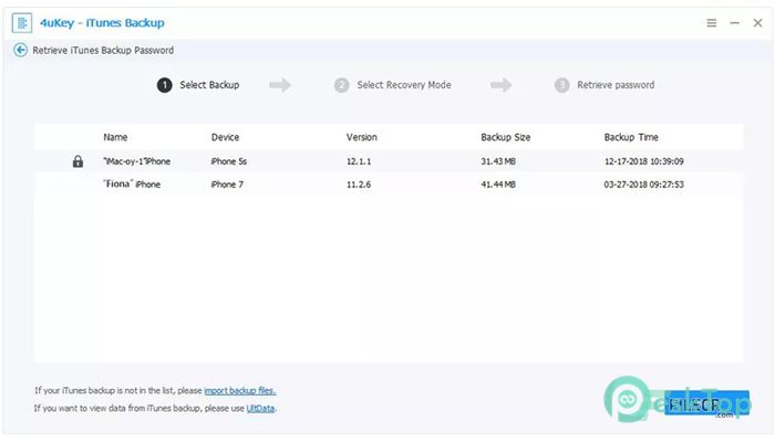 Download Tenorshare 4uKey iTunes Backup 5.2.36 Free Full Activated