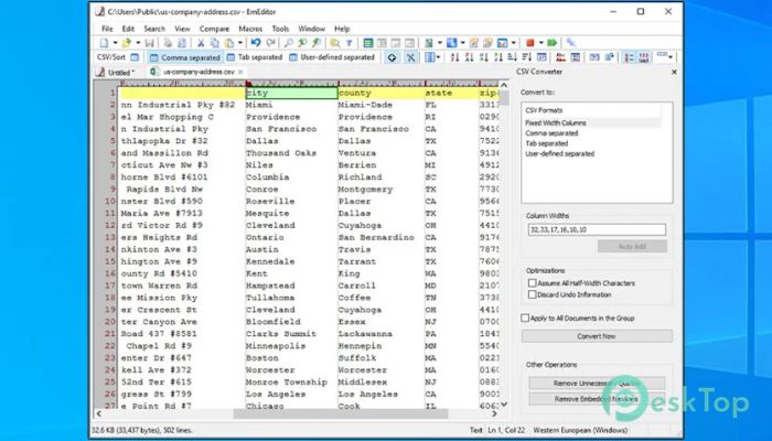 Download EmEditor 25.4.1 Free Full Activated