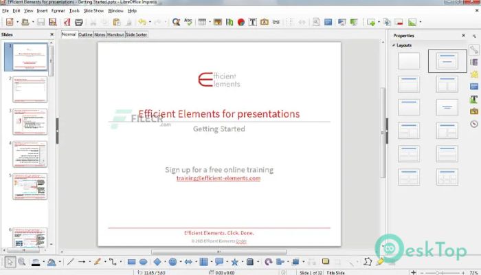 Download Efficient Elements for presentations 4.4.5600.1 Free Full Activated