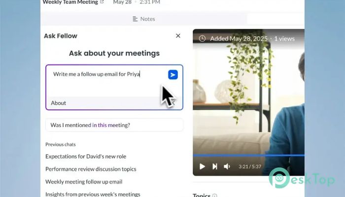 Download Fellow - AI Meeting Assistant 1.0 Free Full Activated